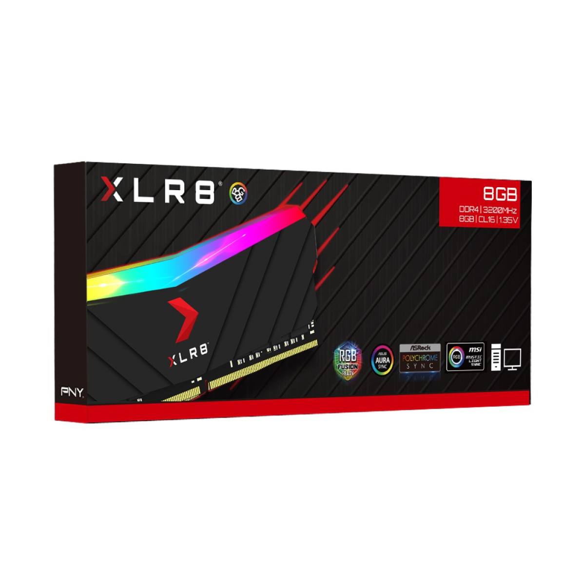 PNY XLR8 8GB DDR4 3200MHz RGB
